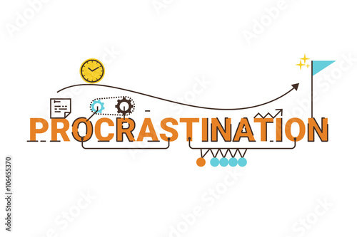 Procrastination word design
