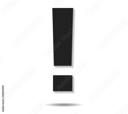 info double shadow icon vector