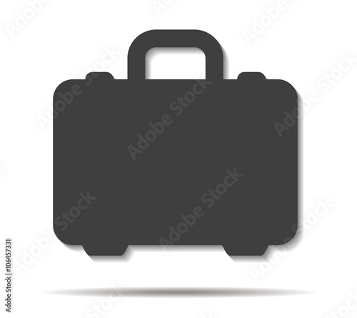 travel double shadow icon vector
