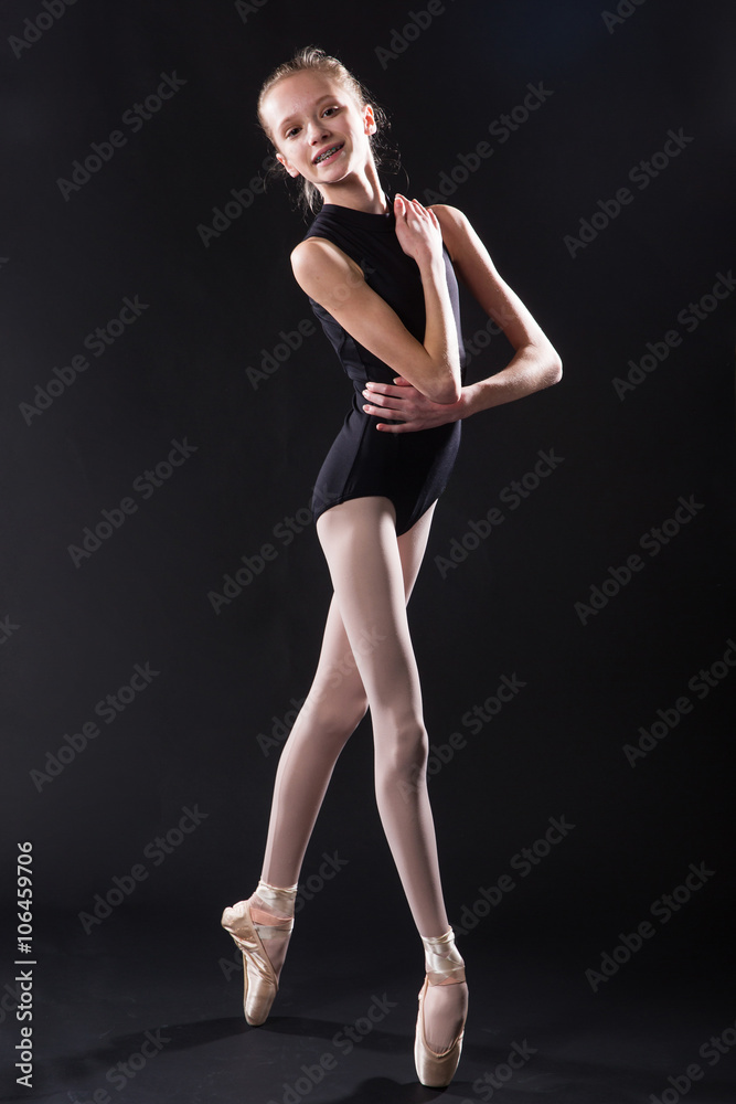 Portrait of young ballet dancer Portrait of young ballet dancer
