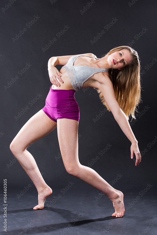 Portrait of teenage dancer Portrait of teenage dancer