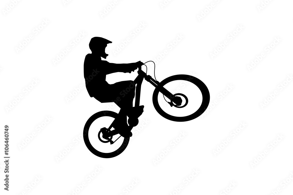 Fototapeta premium Mountain Biking ver. 107