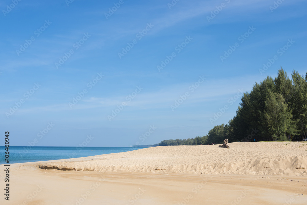 beautiful tropical beach and sea