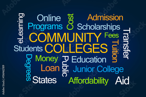 Community Colleges Word Cloud photo