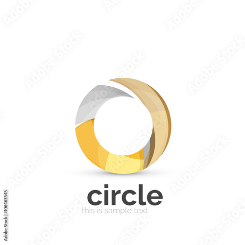 Abstract swirly round logo template Free Download Abstract swirly round logo template - GFXLoad