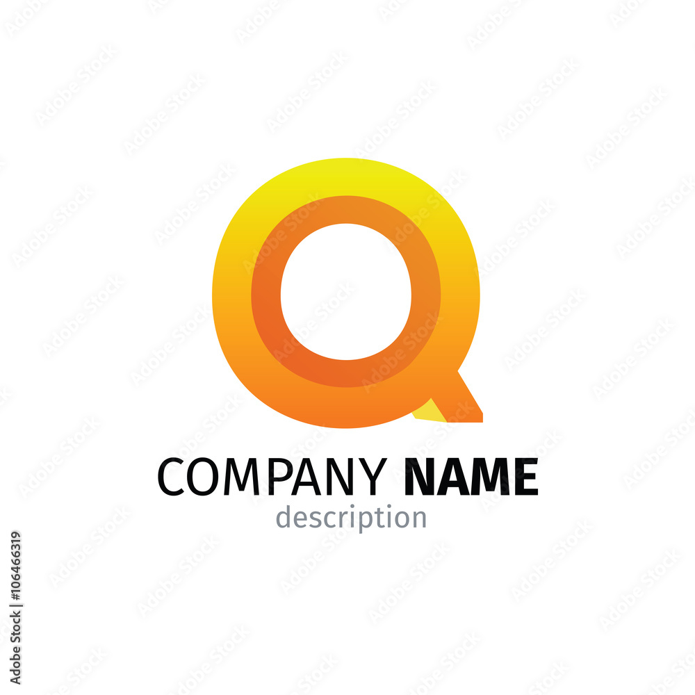 Letter Q logo icon design template elements
Letter Q logo icon design template elements