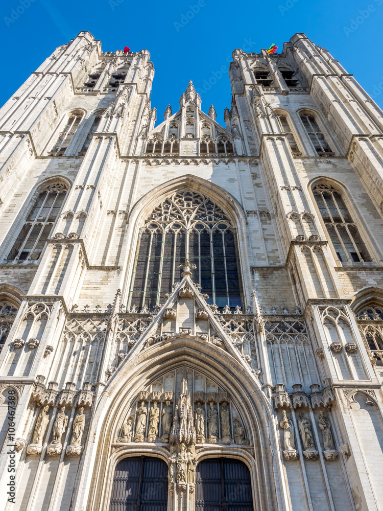 Fototapeta premium St Michael & St Gudule cathedral