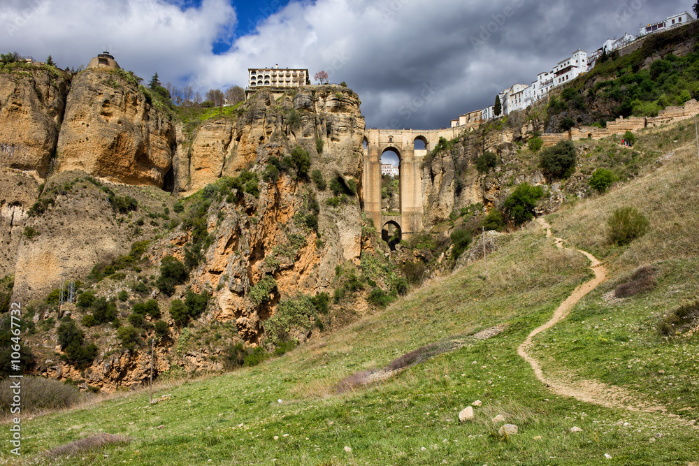 Ronda Rock Andalucia Landscape in Spain