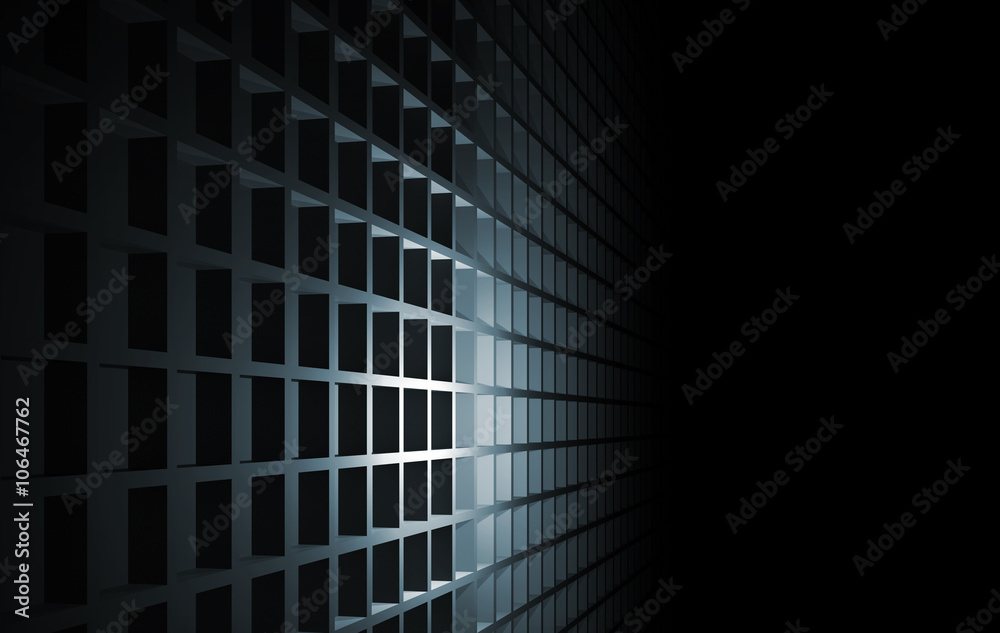 Abstract shining black 3 d wall background Abstract shining black 3 d wall background