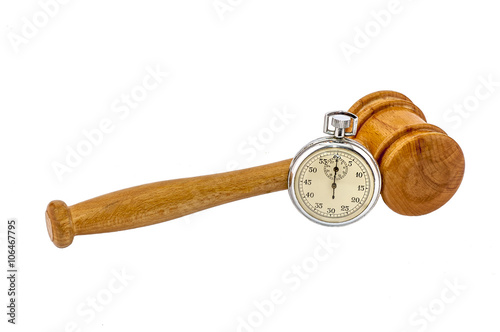 Auction wooden gavel