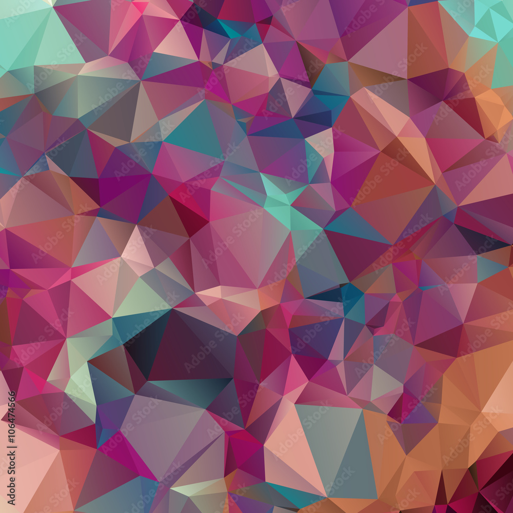 Abstract triangles background for design