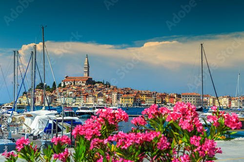Spectacular cityscape with Rovinj old town,Istria region,Croatia,Europe © janoka82