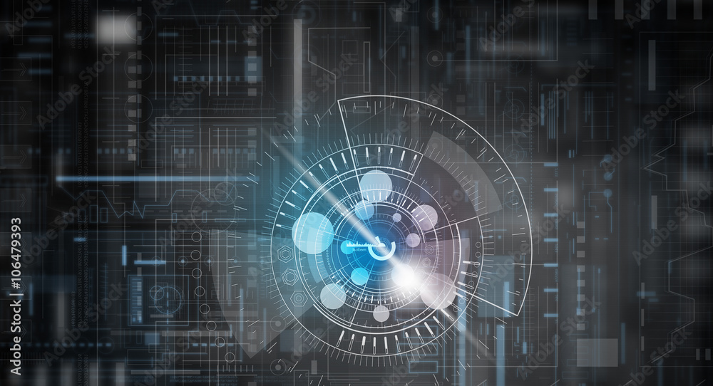 Digital technology background Digital technology background