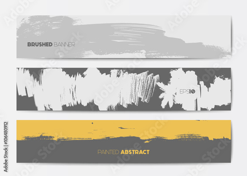 Abstract grunge banner templates