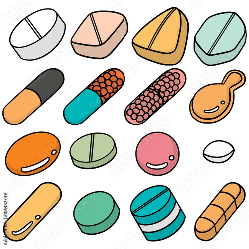 vector set of medicine
