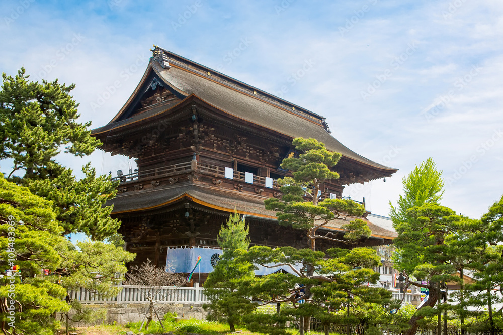 Important Zenkoji Temple, Nagano, JAPAN. Important Zenkoji Temple, Nagano, JAPAN.