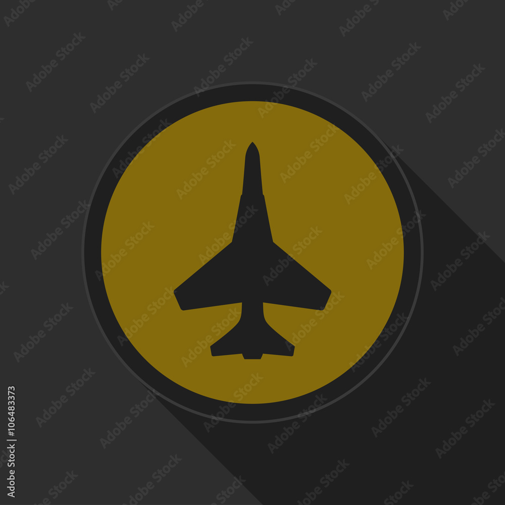 dark gray and yellow icon - fighter dark gray and yellow icon - fighter