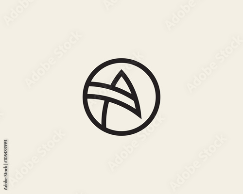 Letter A logo