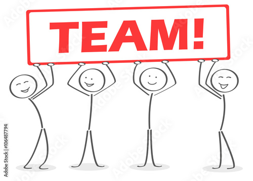 TEAM! Schild