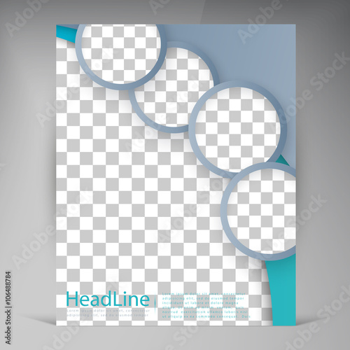 Abstract vector modern flyers brochure.