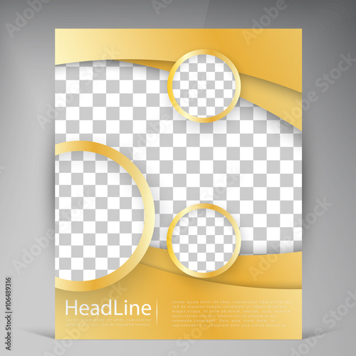 Abstract vector modern flyers brochure.