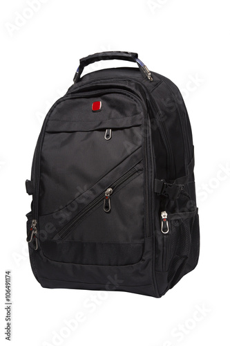 black rucksack