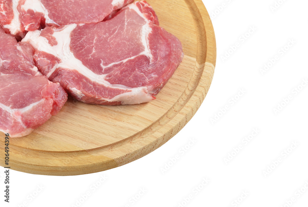 Raw meat steak Raw meat steak
