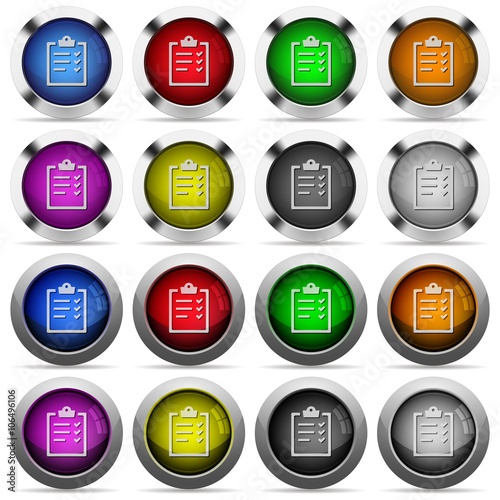 Task list button set