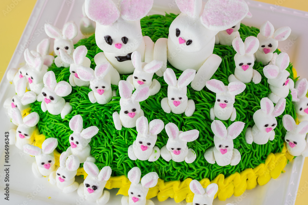 Easter bunny cake. Easter bunny cake.