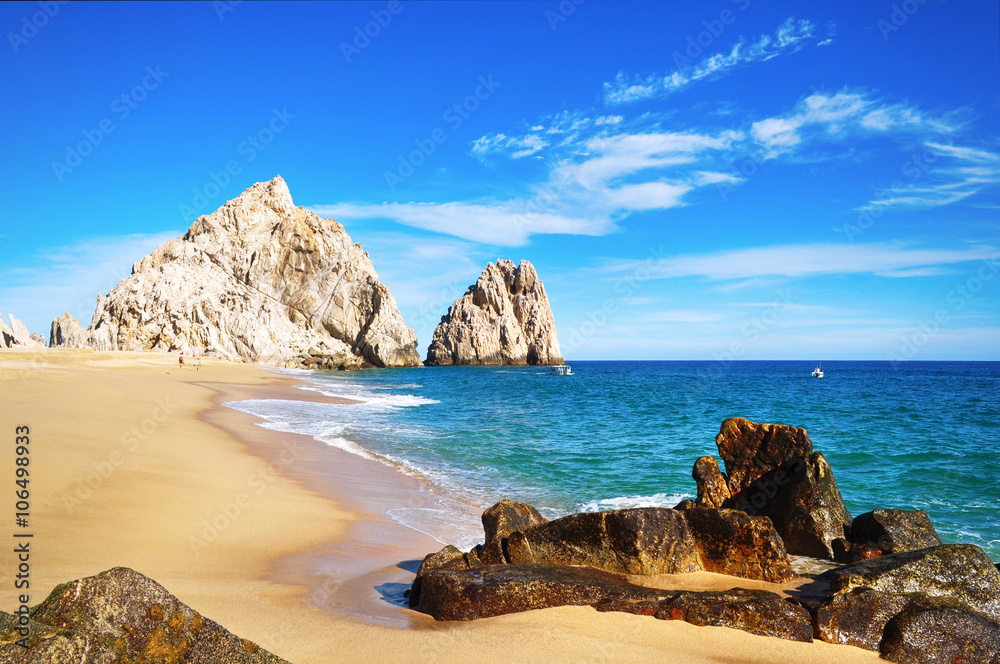 Fototapeta premium Lovers Beach, Cabo San Lucas, Baja California, Meksyk