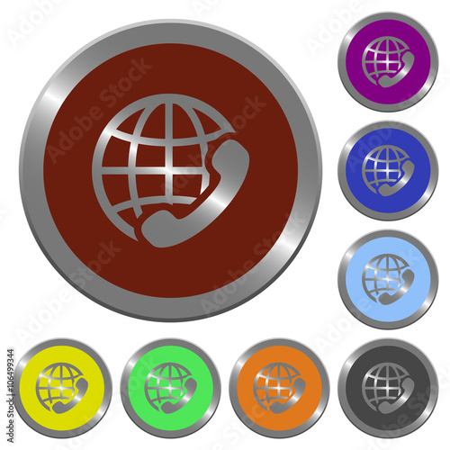 Color international call buttons