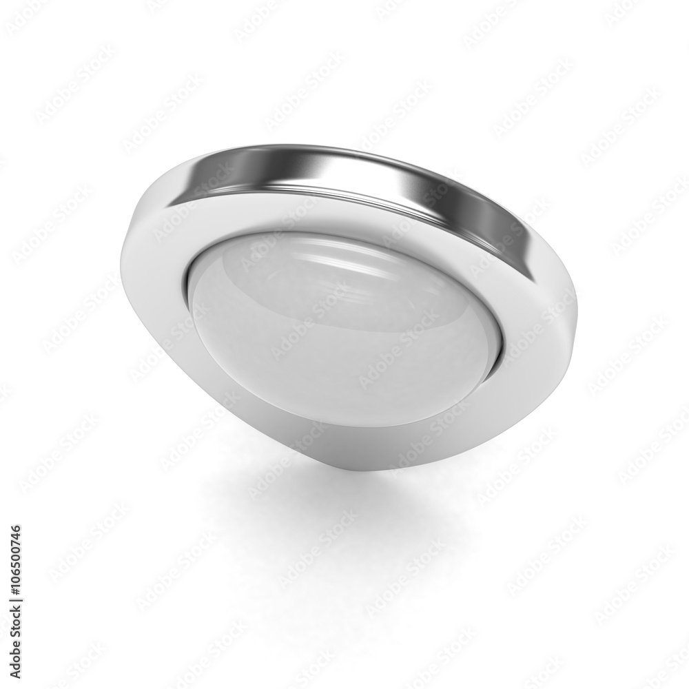 chrome map pointer isolated. 3D rendering. chrome map pointer isolated. 3D rendering.