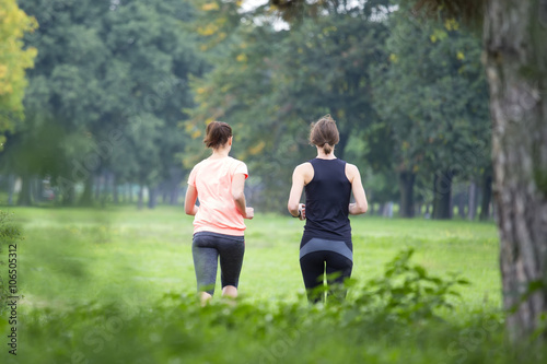 People running