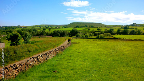 Haslingden Grange countryside in England UK