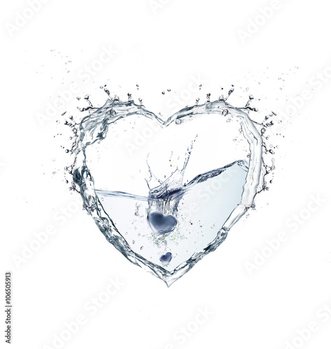 water heart