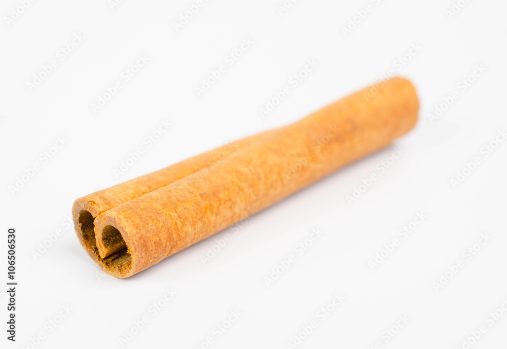 Cinnamon sticks isolated on a white background Cinnamon sticks isolated on a white background