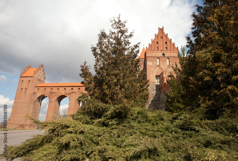 Zamek z gdaniskiem w Kwidzynie, Polska, The castle in Kwidzyn, Poland 