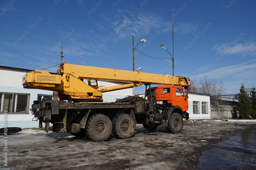 truck crane truck crane