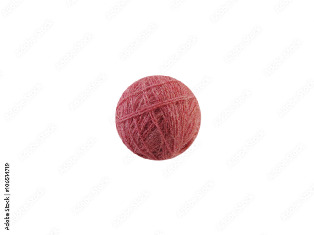 Red ball of yarn Red ball of yarn