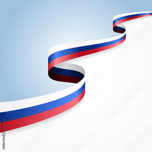 Russian flag background. Vector illustration.