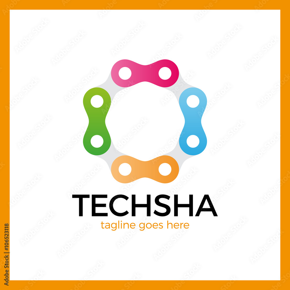 Obraz premium Tech Share Logo