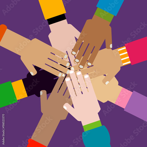diversity hands together