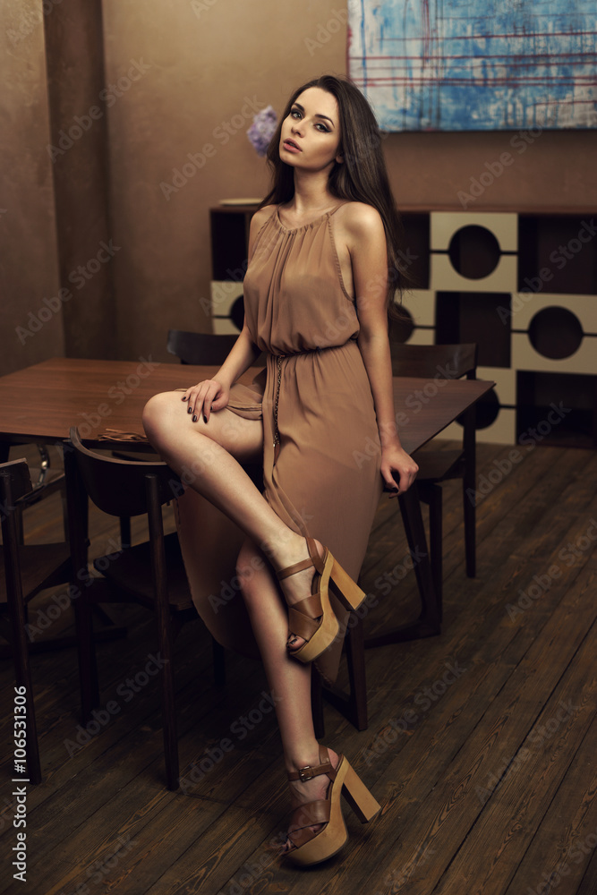 Naklejka premium classy girl