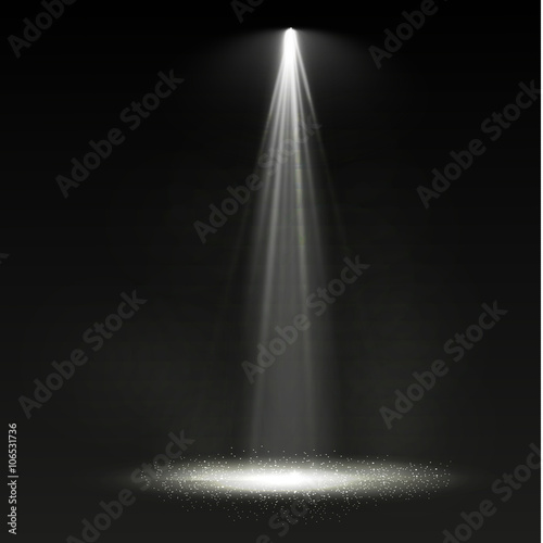 Vector spotlight. Light effect