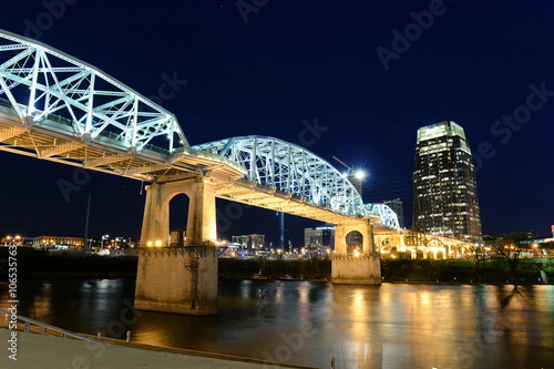 Shelby Bridge in Downtown Nashville