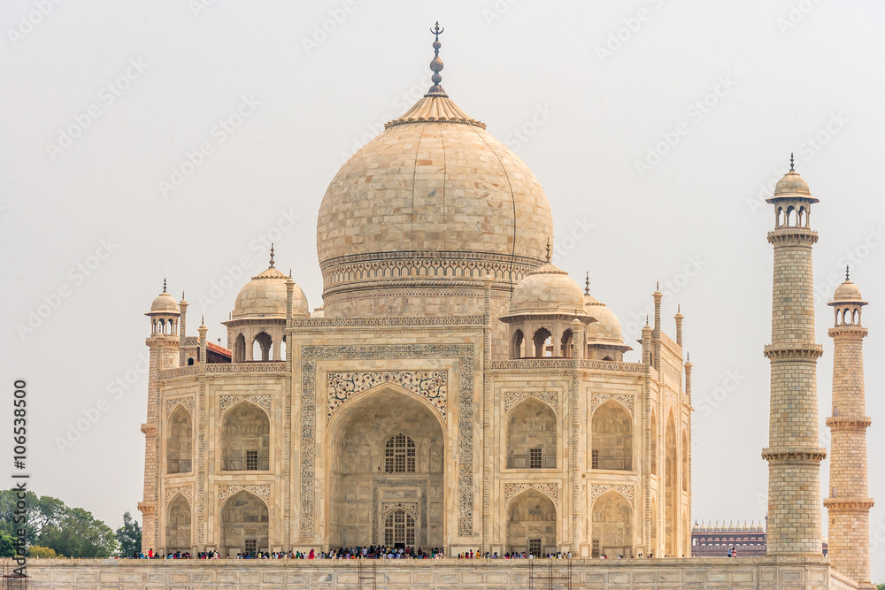 Obraz premium Taj Mahal temple at India