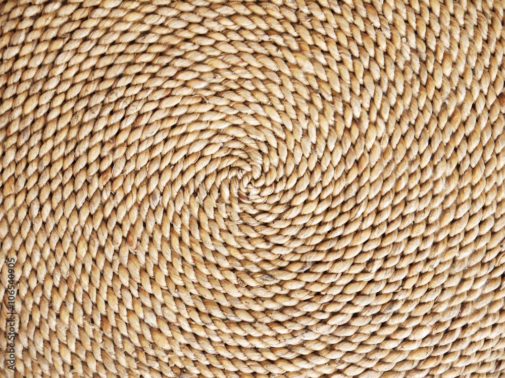 straw cushion texture background