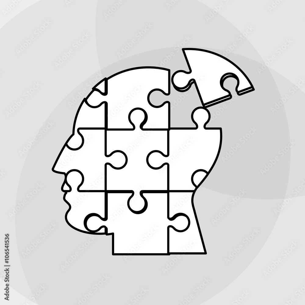 Puzzle icon design, Vector illustration Puzzle icon design, Vector illustration
