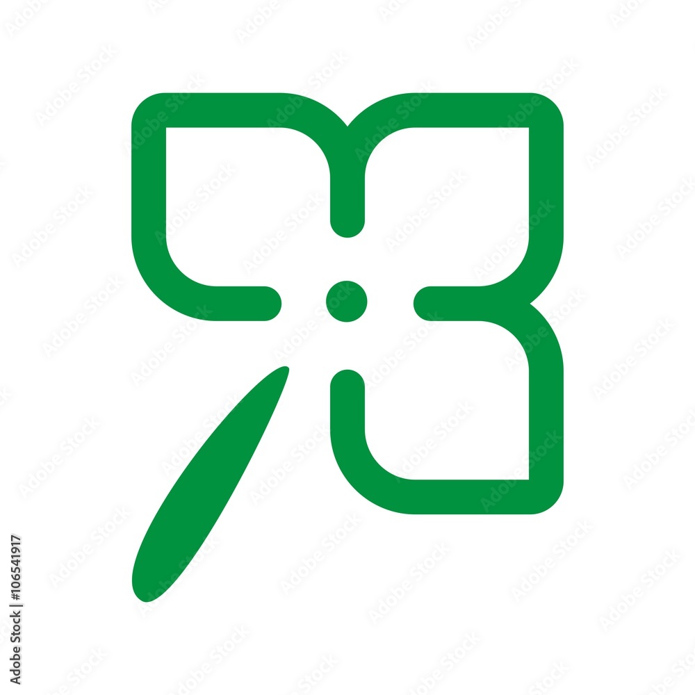 Obraz premium leaf tech