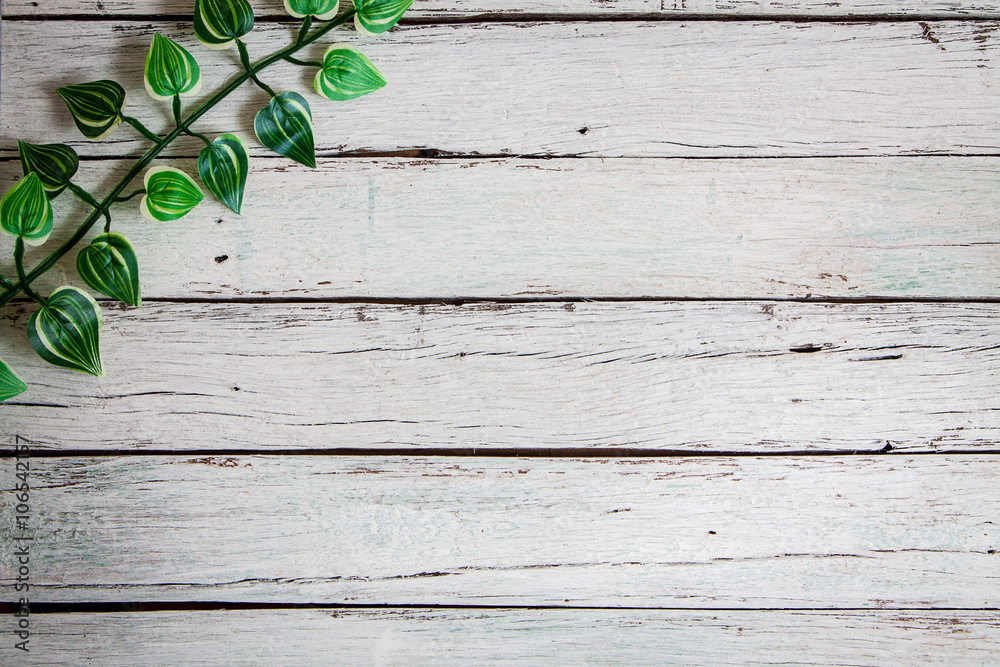 Fototapeta premium flowers on wooden background